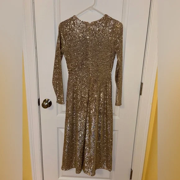 ⭐️Ann Taylor Sequins Dress 0P NWT⭐️ - Picture 6 of 11